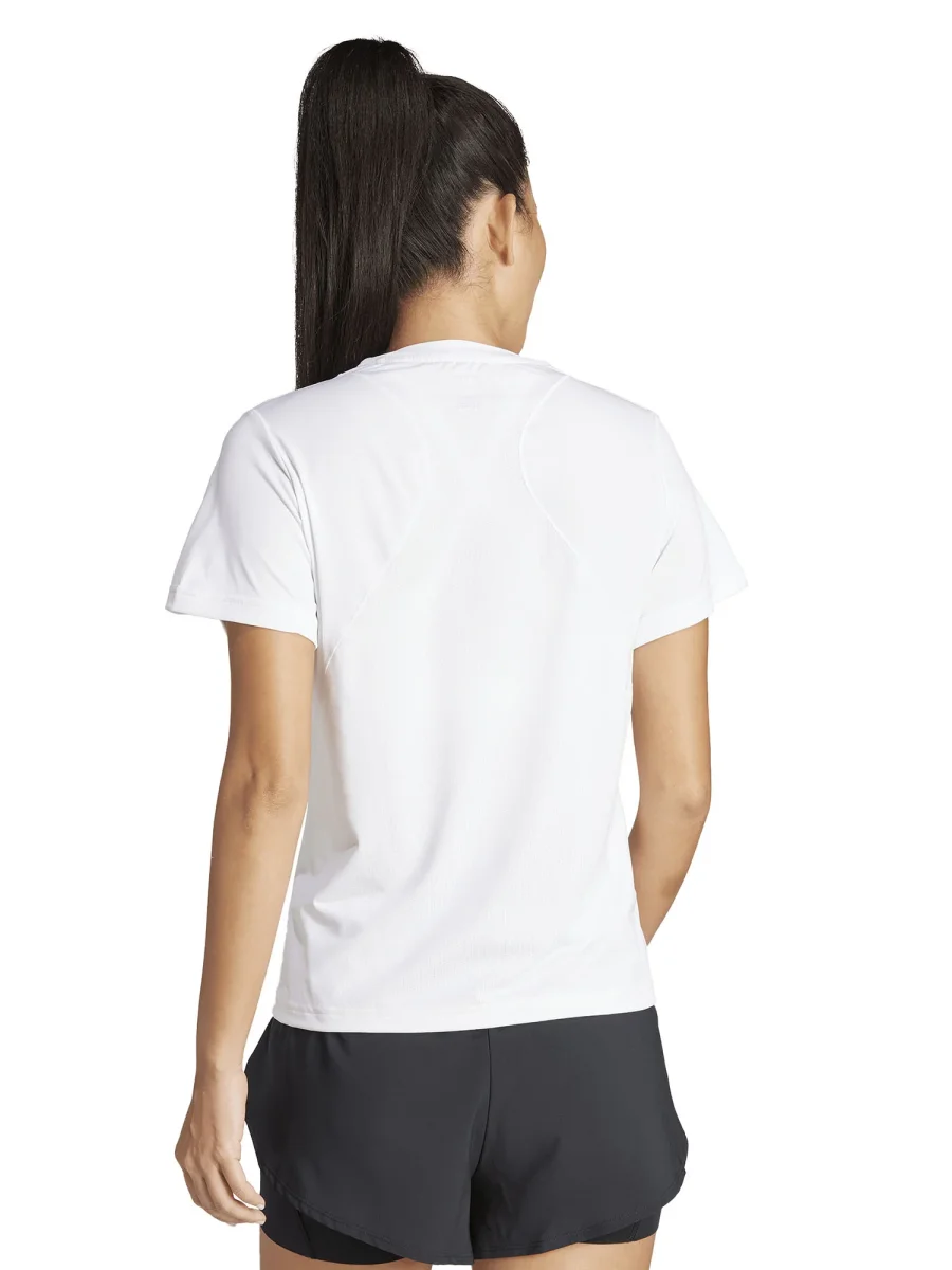 T-SHIRT DESIGNED FOR TRAINING ADIDAS DONNA BIANCO - immagine 4