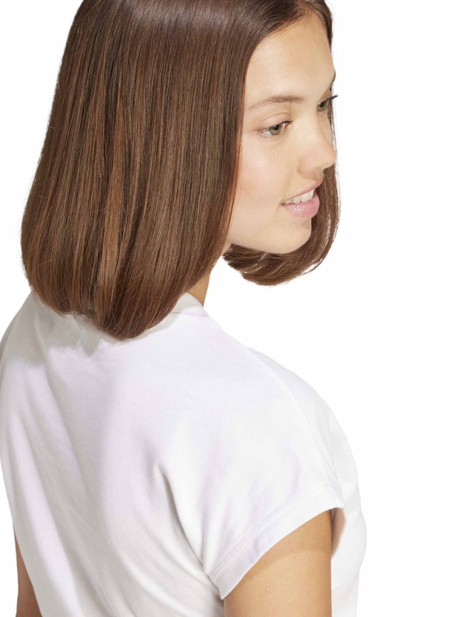 T-SHIRT ESSENTIALS LINEAR ADIDAS DONNA BIANCO - immagine 6