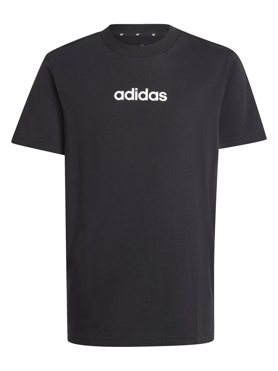 T-SHIRT NERA ADIDAS ESSENTIALS JUNIOR UNISEX - immagine 3
