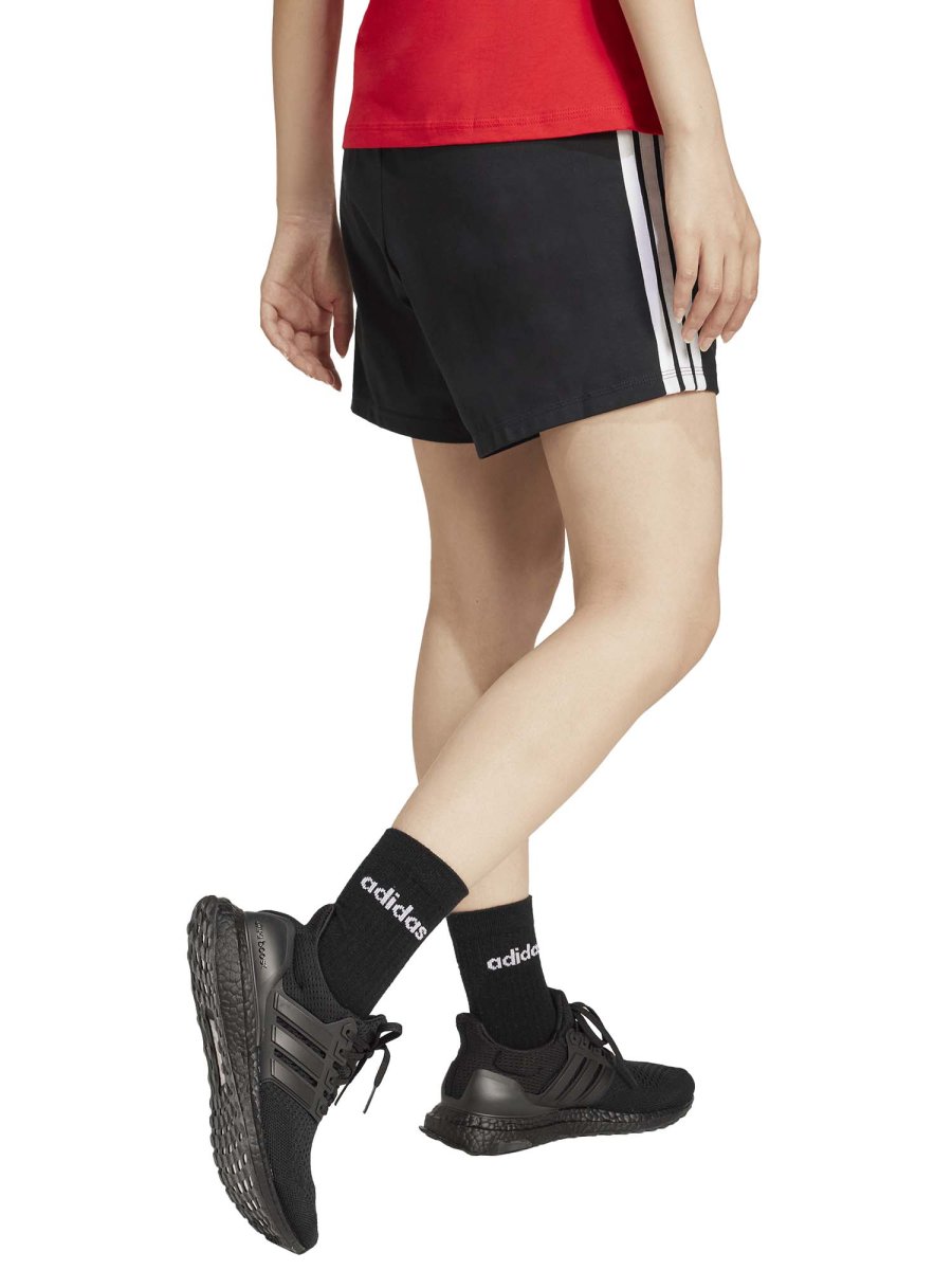 SHORT NERO ADIDAS ESSENTIALS 3STRIPES DA DONNA - immagine 4