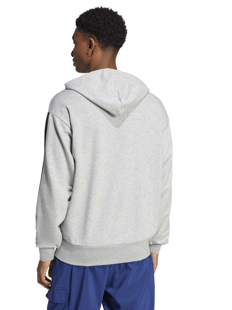 FELPA GRIGIA ADIDAS FULL-TOUCH 3STRIPES DA - immagine 4