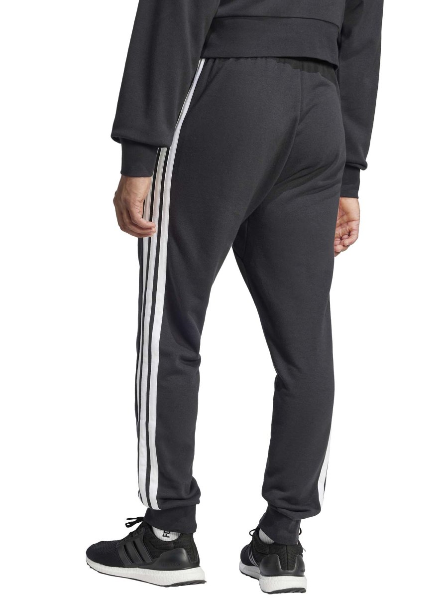 PANTALONE NERO ADIDAS ESSENTIALS 3STRIPES DA UOMO - immagine 4