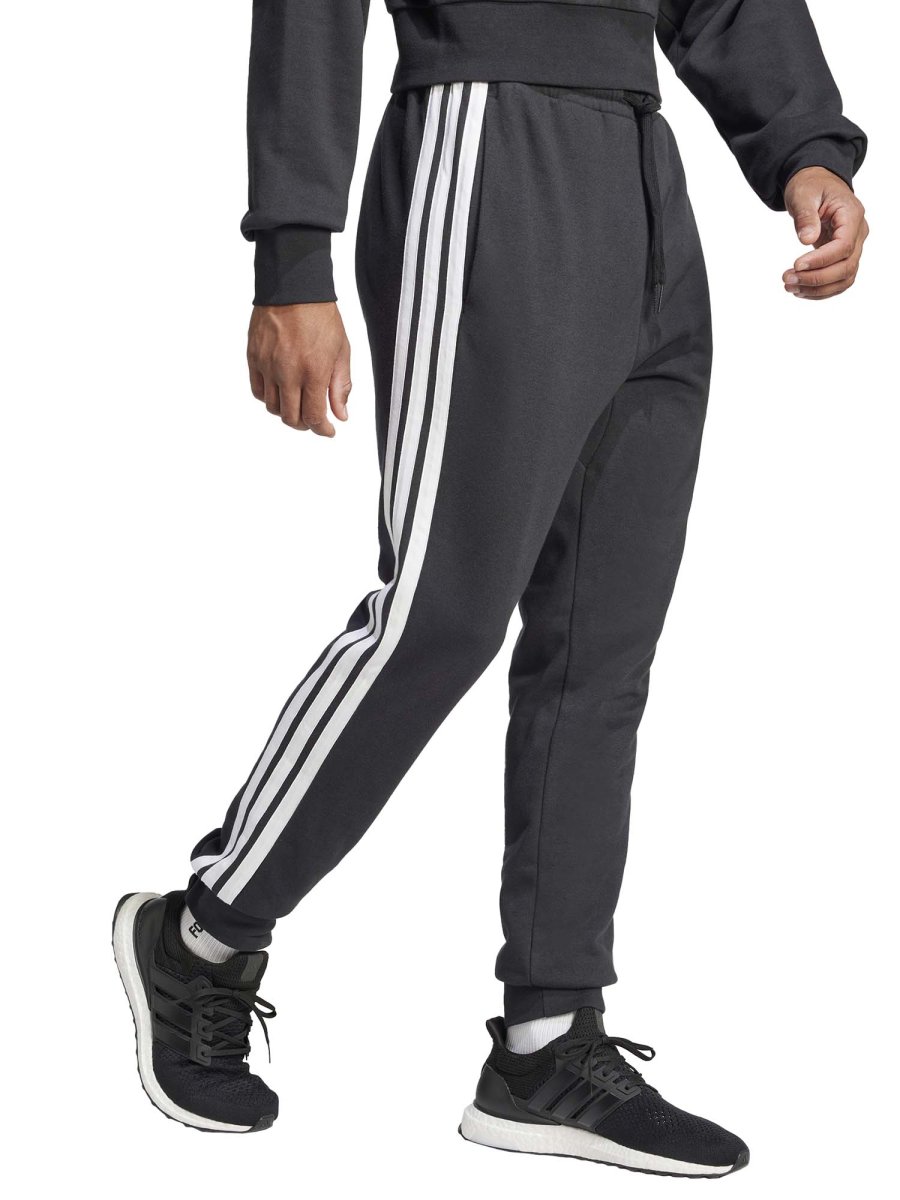 PANTALONE NERO ADIDAS ESSENTIALS 3STRIPES DA UOMO - immagine 5