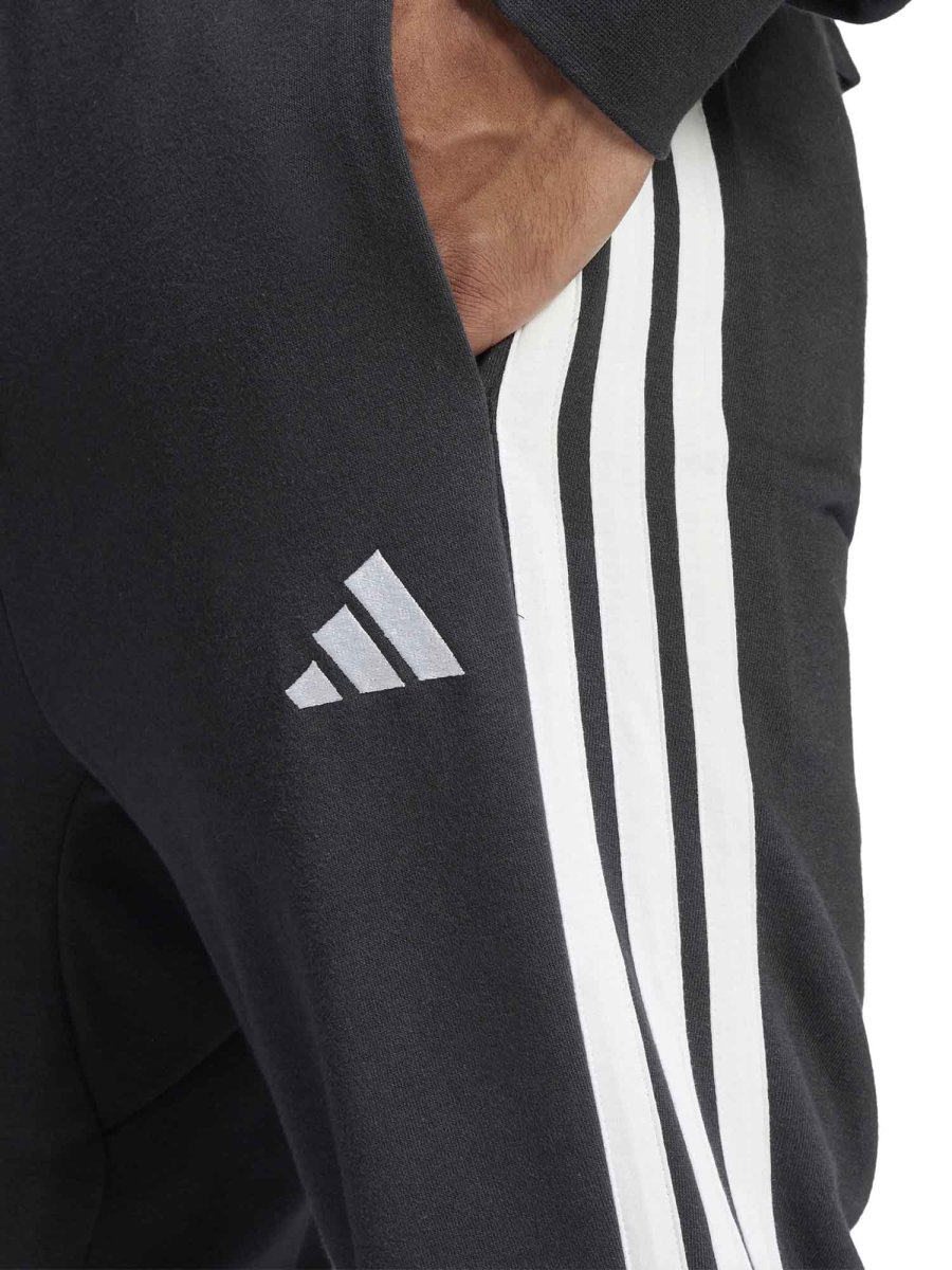 PANTALONE NERO ADIDAS ESSENTIALS 3STRIPES DA UOMO - immagine 7