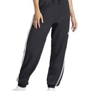 PANTALONE NERO ADIDAS ESSENTIALS 3STRIPES DA DONNA