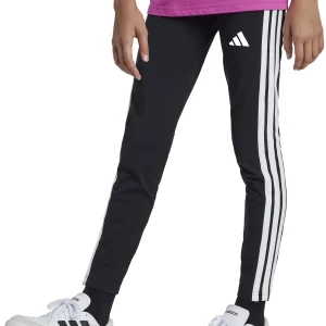 LEGGINGS NERO ADIDAS ESSENTIALS 3STRIPES DA BAMBINA