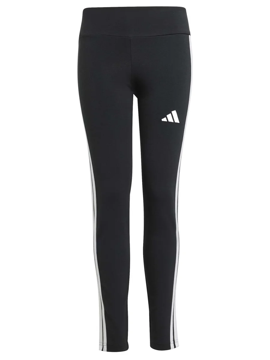 LEGGINGS NERO ADIDAS ESSENTIALS 3STRIPES DA BAMBINA - immagine 3