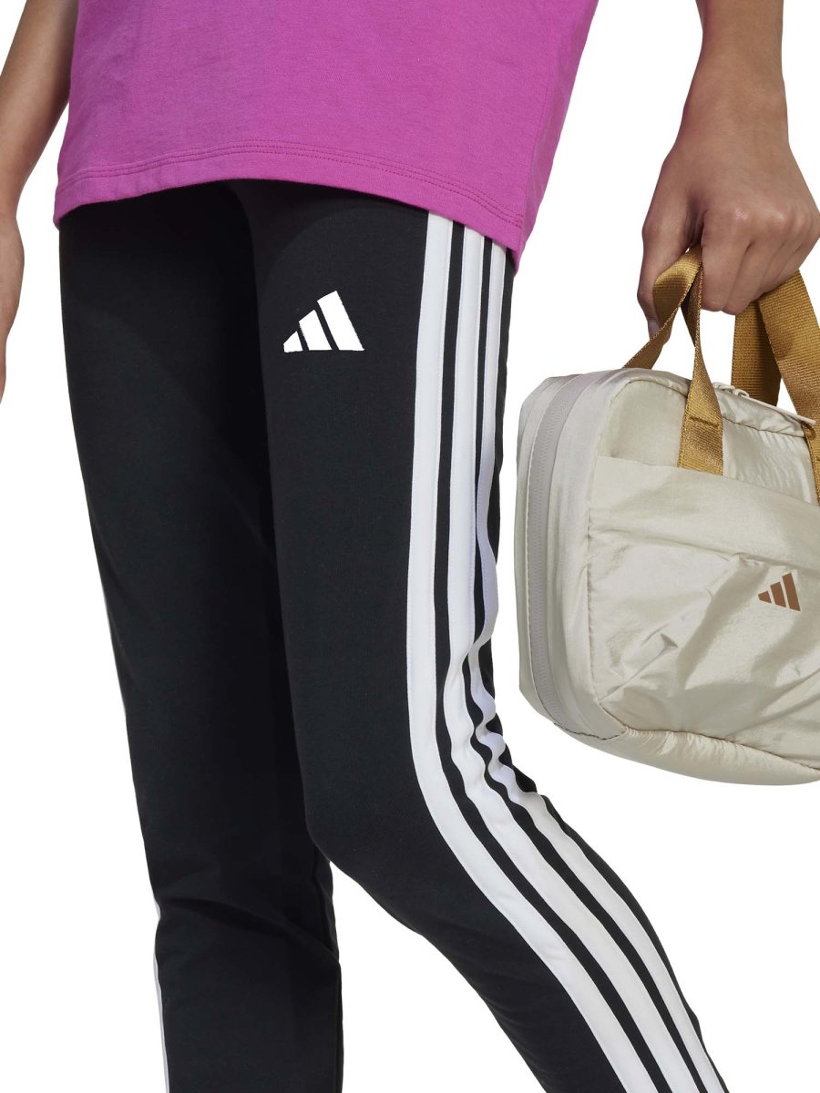 LEGGINGS NERO ADIDAS ESSENTIALS 3STRIPES DA BAMBINA - immagine 6