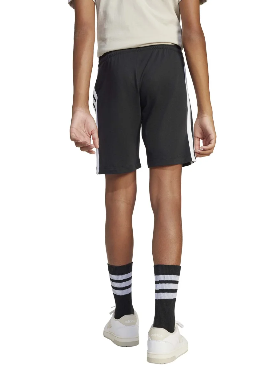 SHORT NERO ADIDAS 3STRIPES JUNIOR UNISEX - immagine 6