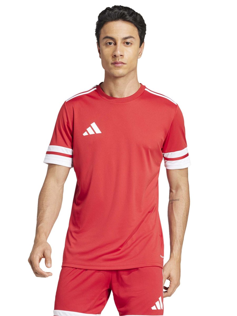 T-SHIRT SQUADRA 25 ADIDAS DA UOMO ROSSO - immagine 2