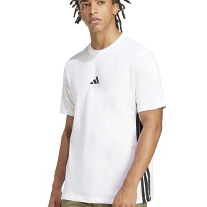 T-SHIRT BIANCA ADIDAS ESSENTIALS 3STRPES DA UOMO