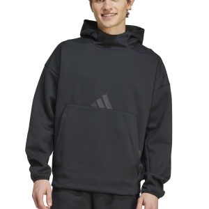 FELPA CON CAPPUCCIO HOODIE Z.N.E. ADIDAS UOMO NERO