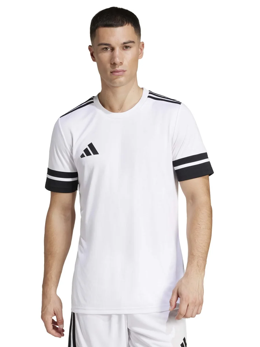 T-SHIRT SQUADRA 25 ADIDAS DA UOMO BIANCO-NERO - immagine 2