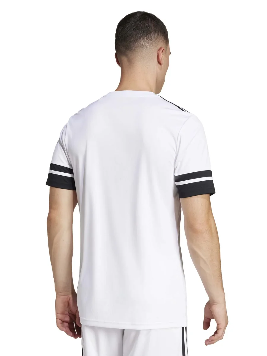 T-SHIRT SQUADRA 25 ADIDAS DA UOMO BIANCO-NERO - immagine 4