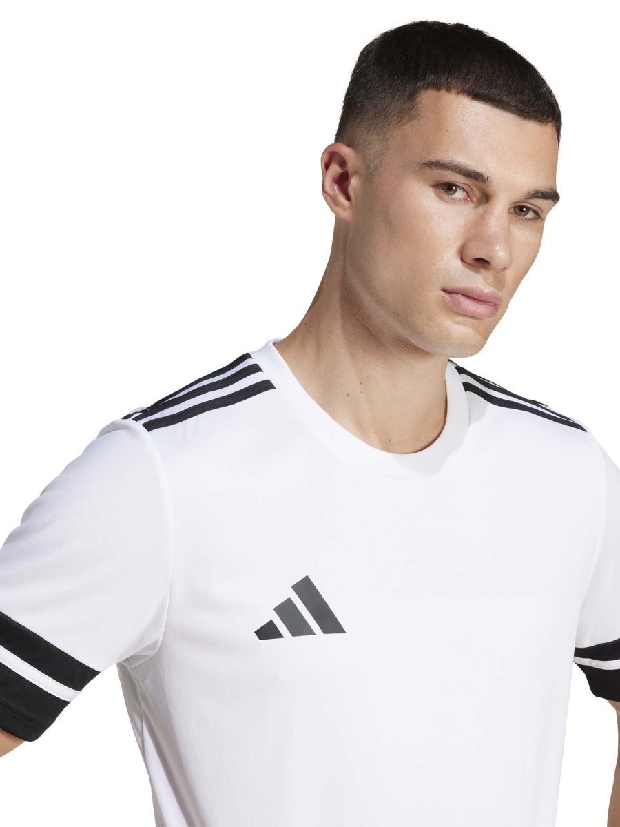 T-SHIRT SQUADRA 25 ADIDAS DA UOMO BIANCO-NERO - immagine 6