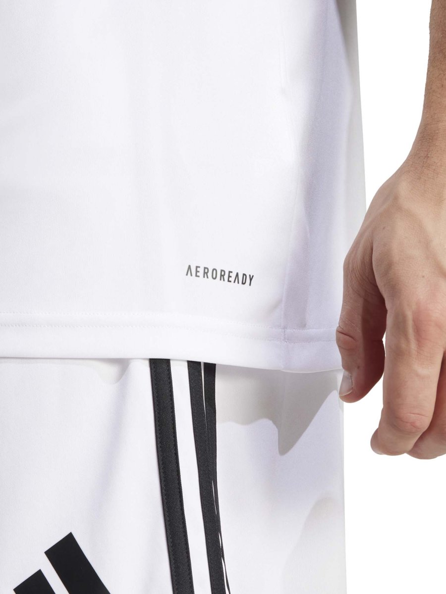 T-SHIRT SQUADRA 25 ADIDAS DA UOMO BIANCO-NERO - immagine 7