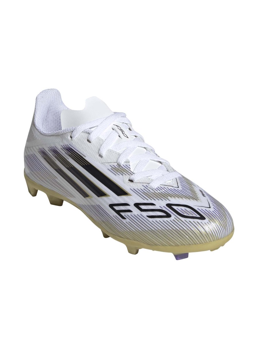 SCARPE DA CALCIO F50 LEAGUE FG ADIDAS DA BAMBINI BIANCO - immagine 3