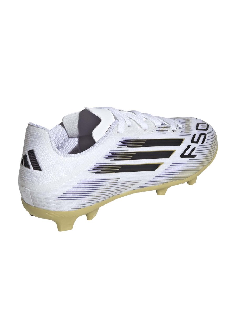 SCARPE DA CALCIO F50 LEAGUE FG ADIDAS DA BAMBINI BIANCO - immagine 4