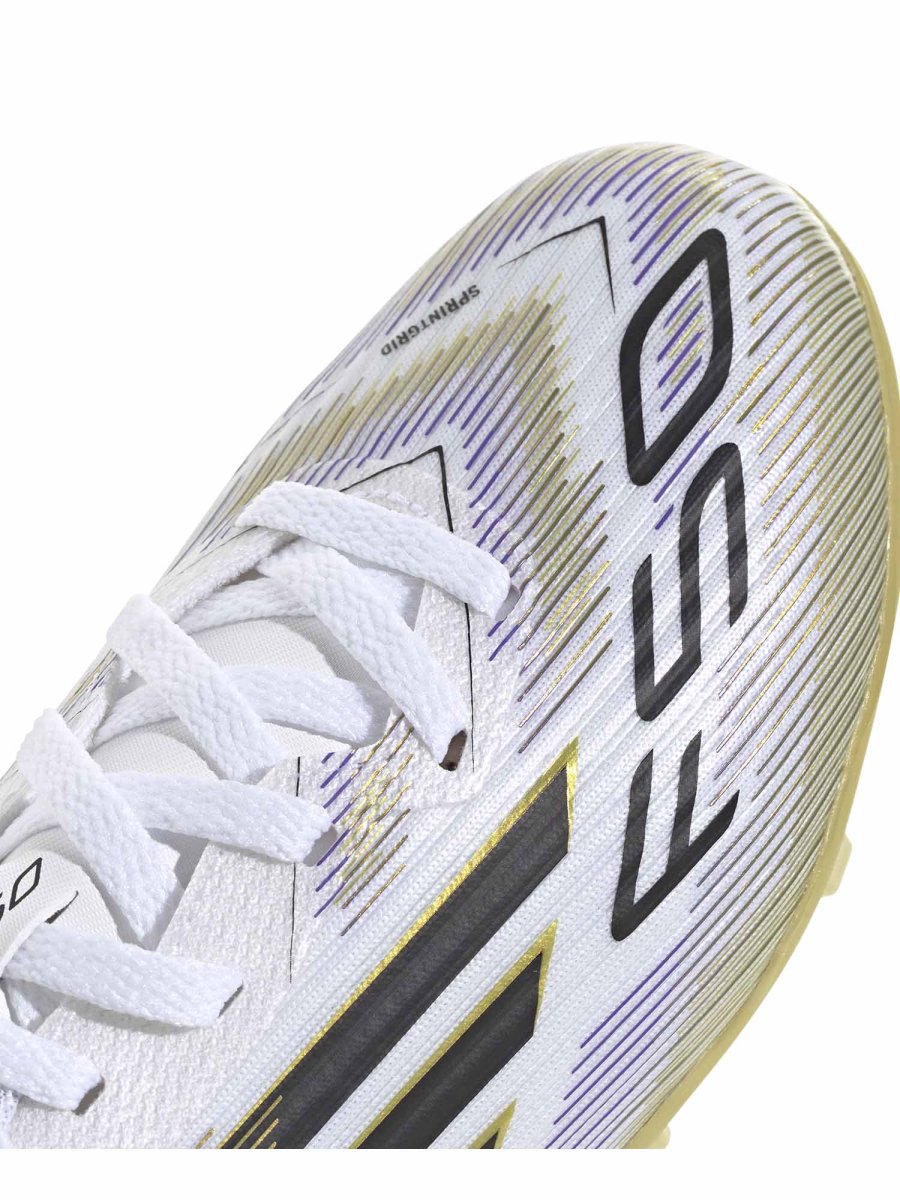 SCARPE DA CALCIO F50 LEAGUE FG ADIDAS DA BAMBINI BIANCO - immagine 5