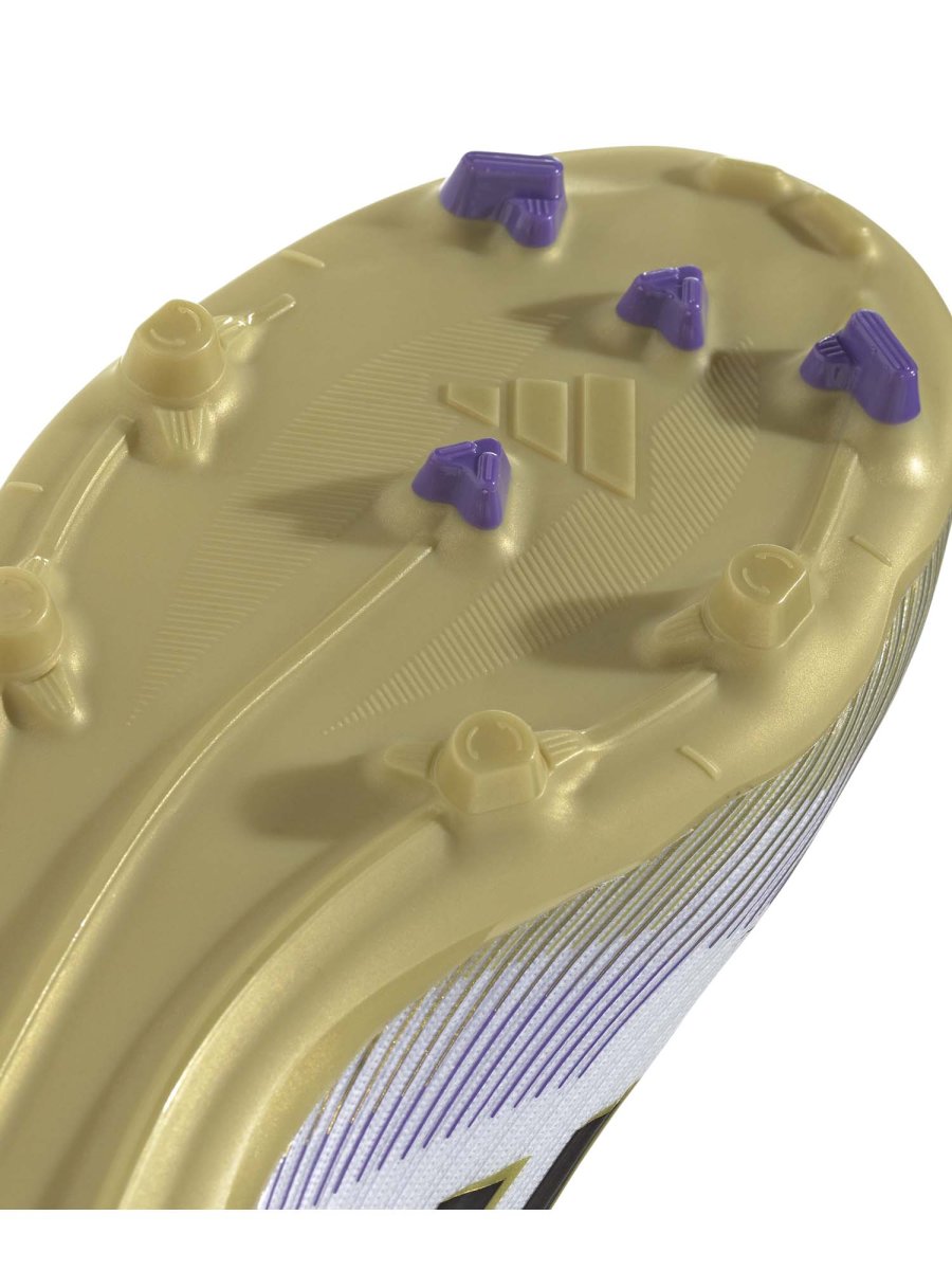 SCARPE DA CALCIO F50 LEAGUE FG ADIDAS DA BAMBINI BIANCO - immagine 6