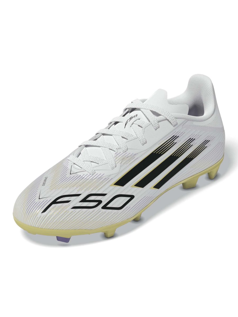 SCARPE DA CALCIO F50 LEAGUE FG ADIDAS DA BAMBINI BIANCO - immagine 7