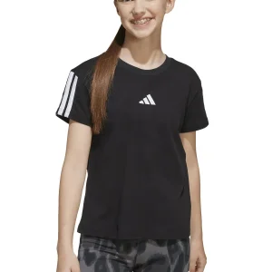 T-SHIRT ADIDAS DA BAMBINA NERO