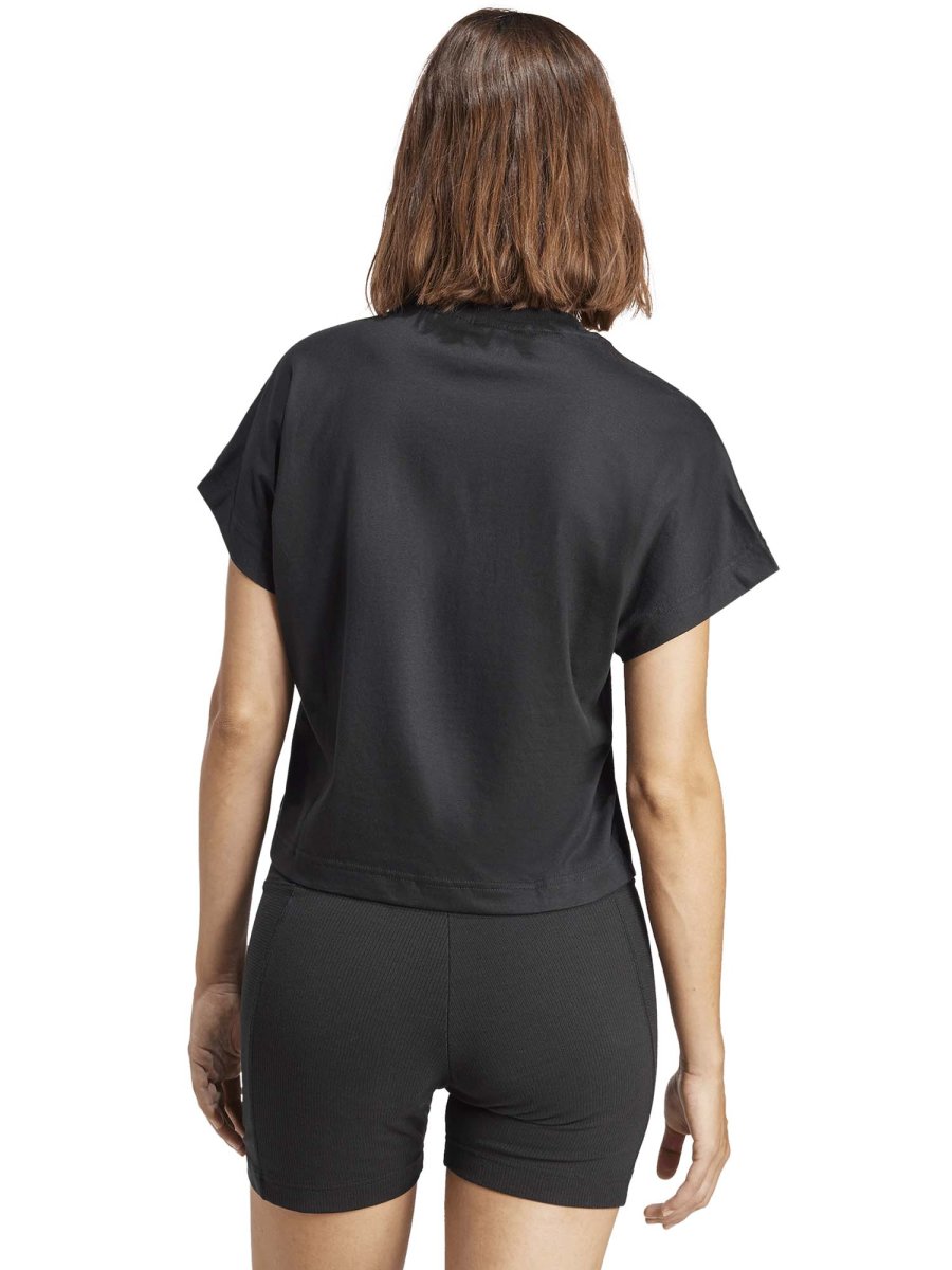 T-SHIRT NERA CROP ADIDAS ALL SEASON DA DONNA - immagine 4