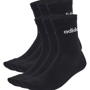 CALZE AMMORTIZZATE 6 PAIA ADIDAS UNISEX NERO
