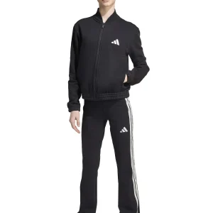 TUTA SPORTIVA SET COMPLETO ADIDAS DA BAMBINA NERO
