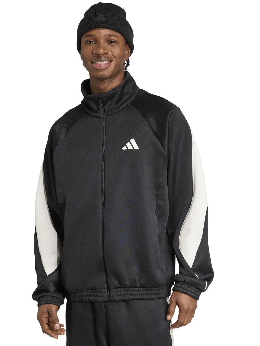 FELPA NERA ADIDAS DA ALLENAMENTO STADIUM DA UOMO