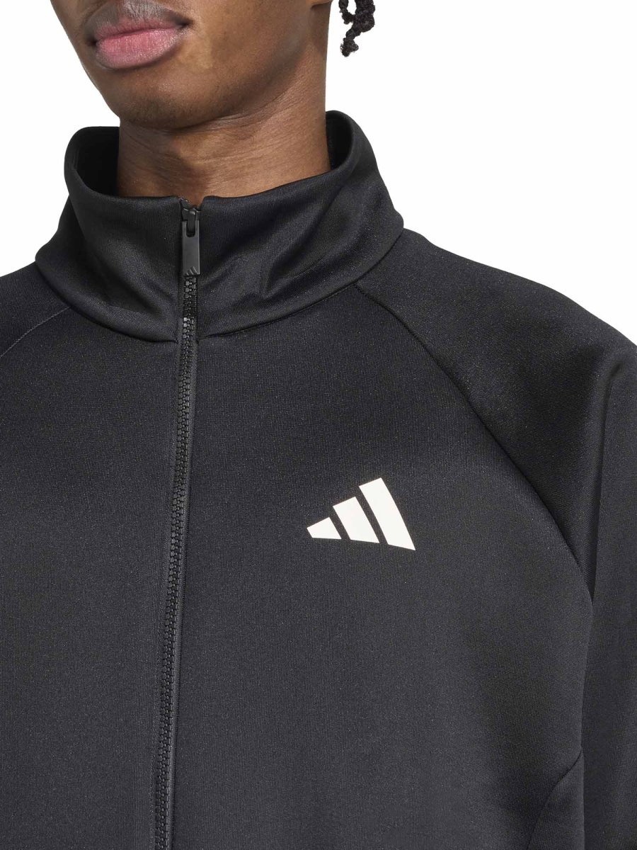 FELPA NERA ADIDAS DA ALLENAMENTO STADIUM DA UOMO - immagine 6