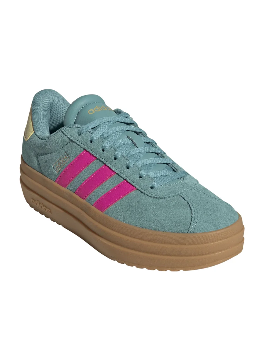 SNEAKERS VL COURT BOLD ADIDAS DA DONNA VERDE ROSA - immagine 3