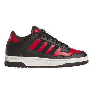 SNEAKERS RAPID COURT LOW ADIDAS JUNIOR NERO ROSSO