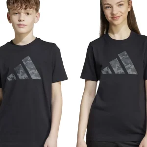 T-SHIRT NERA ADIDAS CON GRAFICA JUNIOR UNISEX