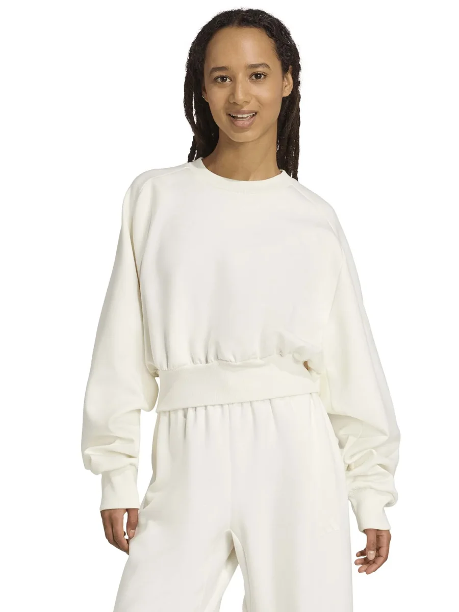 FELPA SOFTLUX ADIDAS DA DONNA PANNA - immagine 2