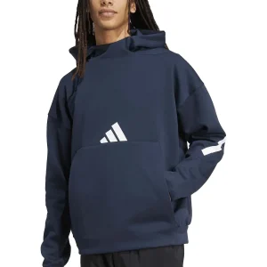 FELPA CON CAPPUCCIO HOODIE Z.N.E.ADIDAS UOMO BLU