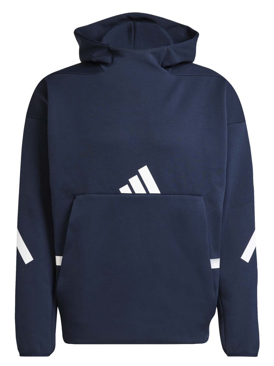 FELPA CON CAPPUCCIO HOODIE Z.N.E.ADIDAS UOMO BLU - immagine 3