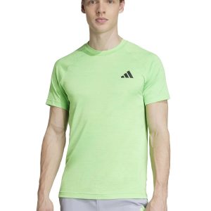 T-SHIRT GIROCOLLO TRAINING ADIDAS DA UOMO LIME