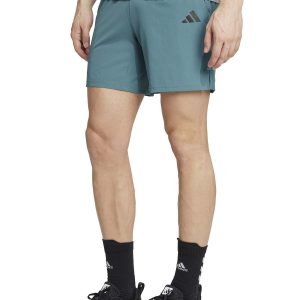 SHORT TRAINING ADIDAS DA UOMO VERDE