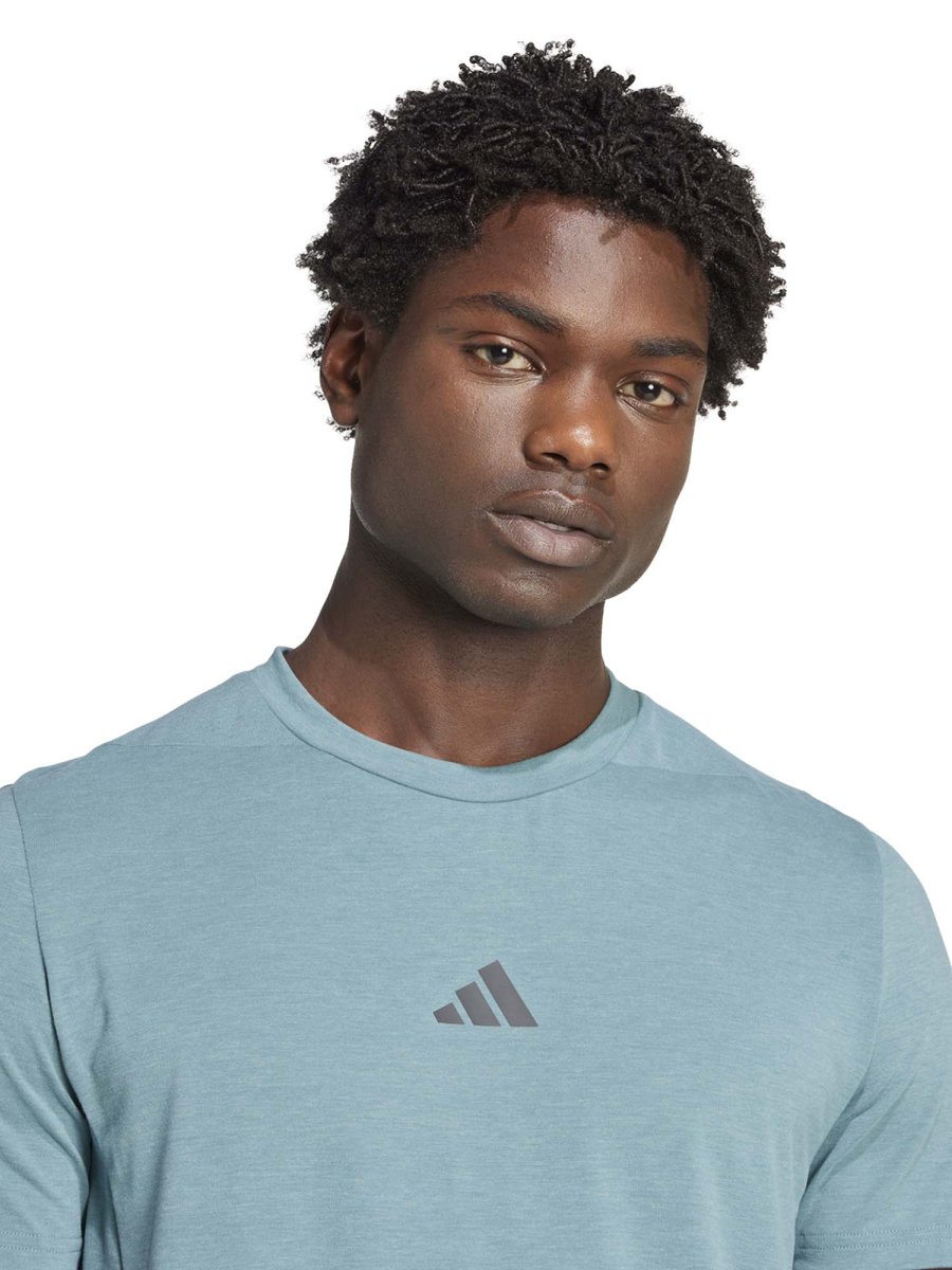 T-SHIRT DESIGNED FOR TRAINING ADIDAS DA UOMO VERDE - immagine 5