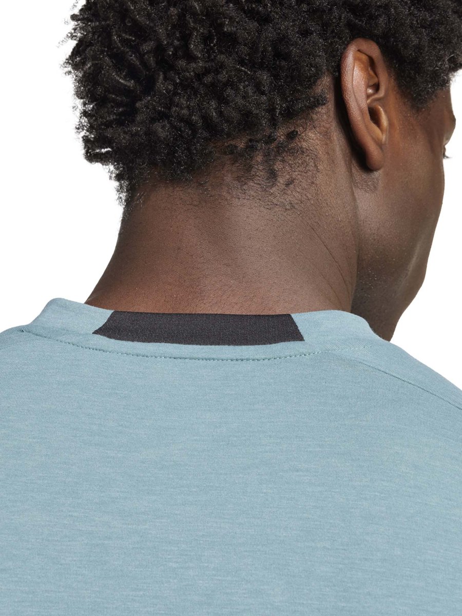 T-SHIRT DESIGNED FOR TRAINING ADIDAS DA UOMO VERDE - immagine 6