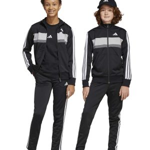 TUTA NERA ADIDAS ESSENTIALS TIBERIO 3STRIPES JUNIOR UNISEX