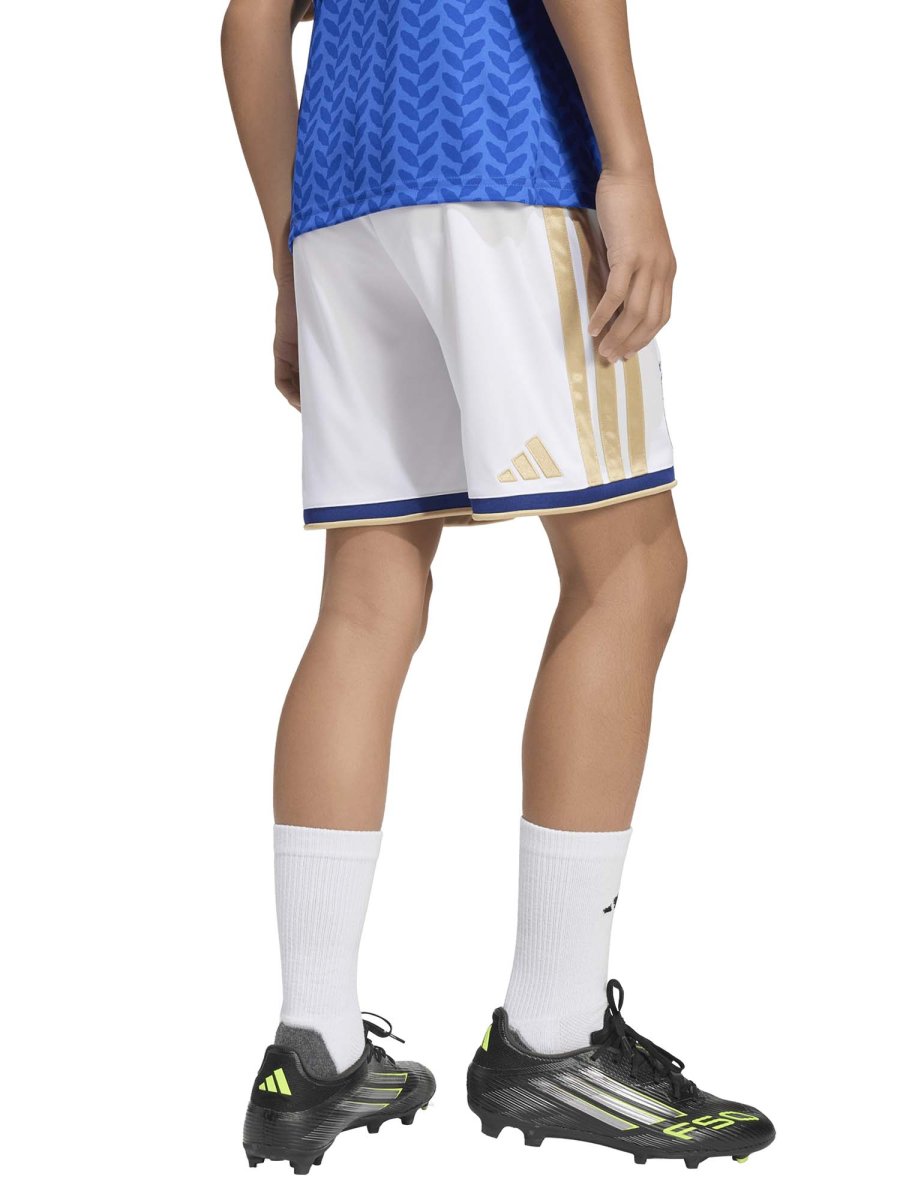 SHORT CALCIO BIANCO ADIDAS ITALIA 26 FIGC JUNIOR UNISEX - immagine 4