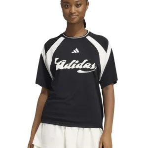 T-SHIRT HOUSE OF TIRO ADIDAS DA DONNA NERO