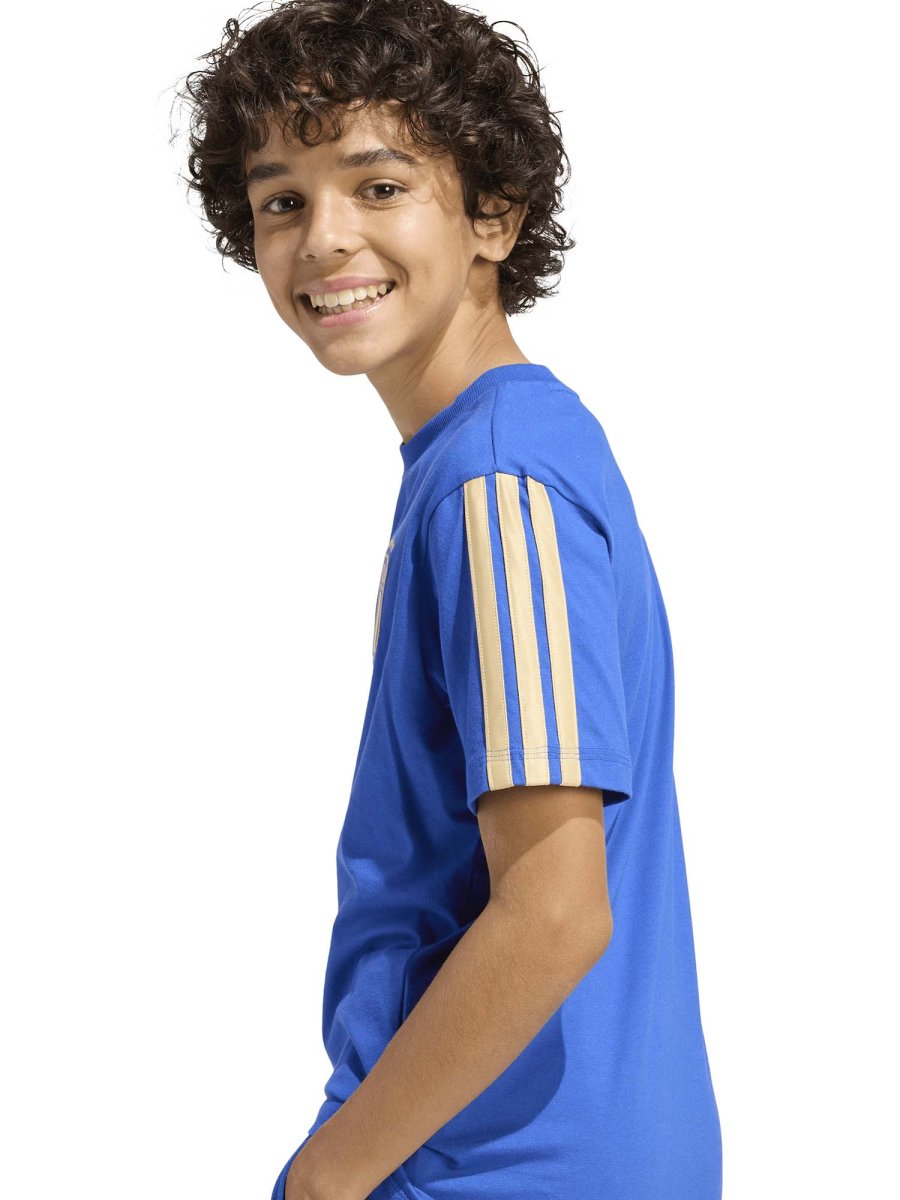 T-SHIRT CALCIO AZZURRA ADIDAS ITALIA 26 FIGC JUNIOR UNISEX - immagine 5