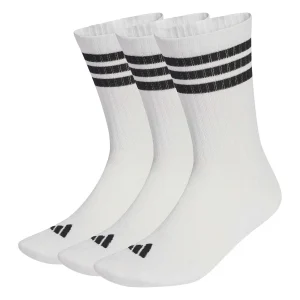 CALZE SET 3 PAIA BIANCO ADIDAS CUSHIONED 3STRIPES UNISEX