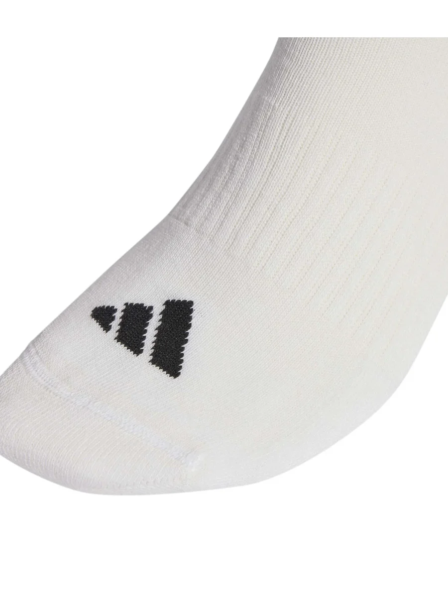CALZE SET 3 PAIA BIANCO ADIDAS CUSHIONED 3STRIPES UNISEX - immagine 5