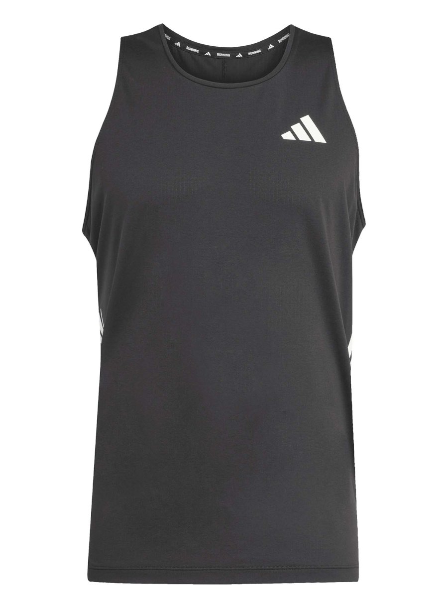 CANOTTIERA RUNNING NERA ADIDAS CLIMACOOL DA UOMO - immagine 3