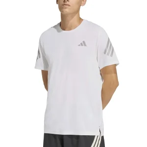 T-SHIRT RUBNNNG ADIDAS DA UOMO BIANCO