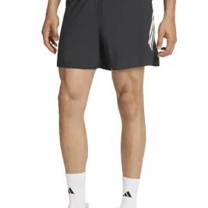 SHORT RUNNING NERO ADIDAS DA UOMO